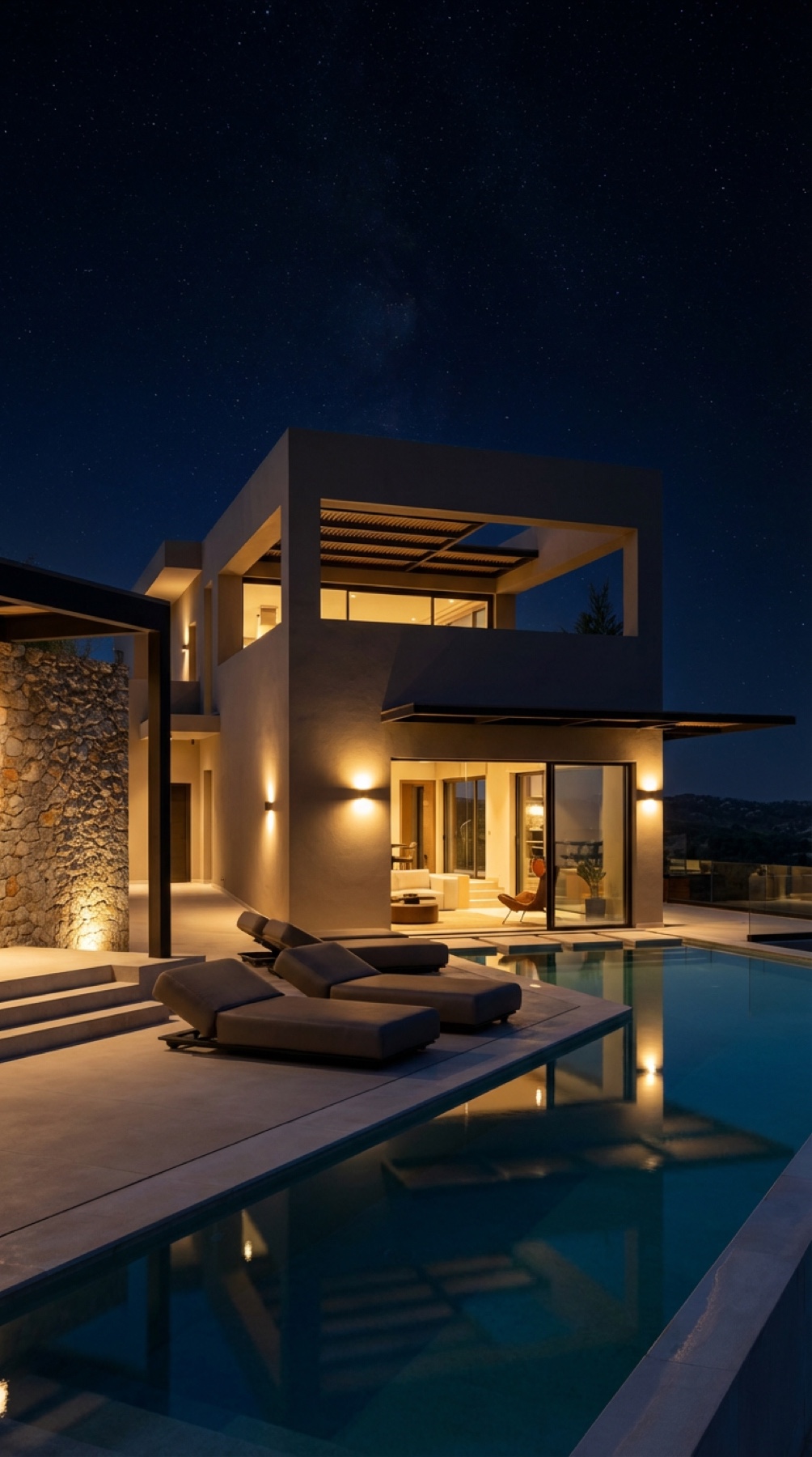 Villa Apollon, AI render exterior view